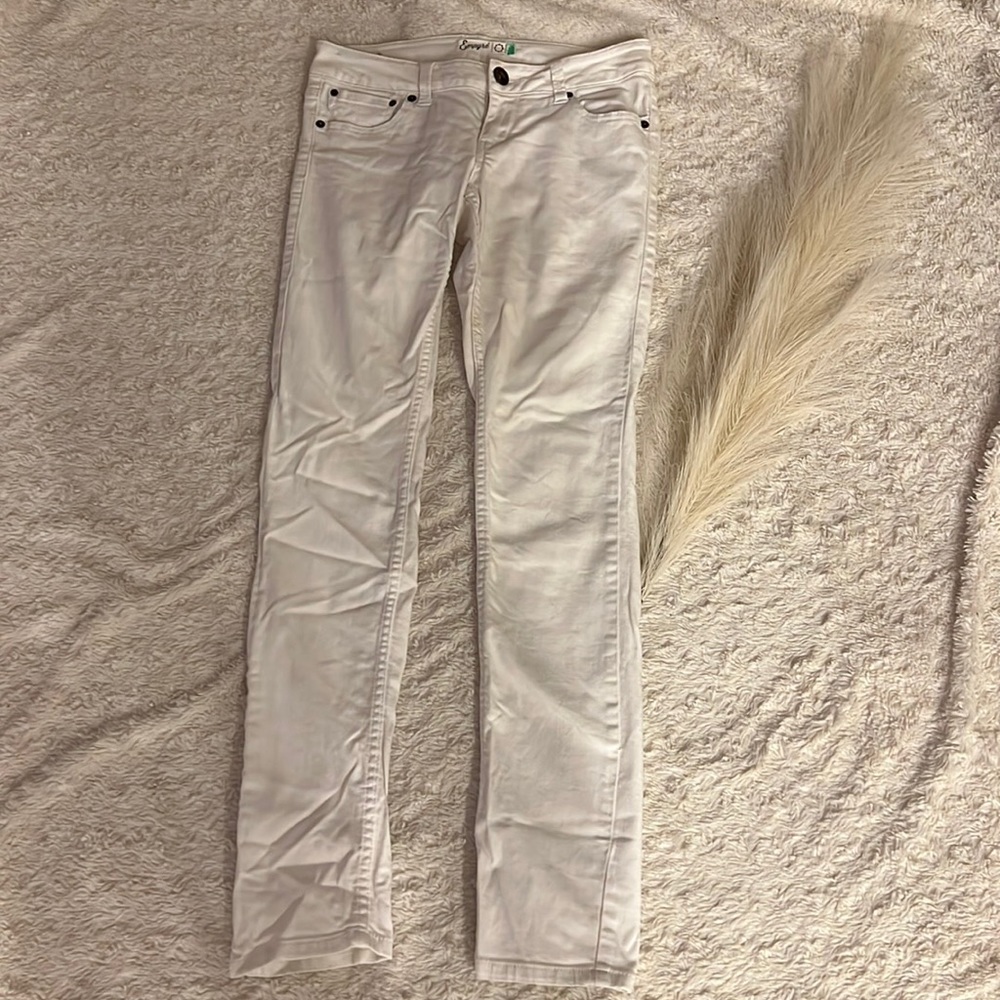 White pants. Straight legged. Size 2. $5